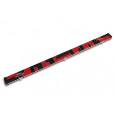 Peradon Halo Black & Red Patch Case for 3/4 Jointed Cue & Extension (S2674-BLAREDPAT)